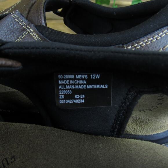 Dockers Men‎ Memory Foam Fisherman Brown Synthetic Size 12 Wide Gently Used 2025 - Picture 5 of 7